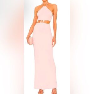 Alice + Olivia English Rose Pink cutout dress $440 MSRP